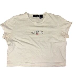 USA Graphic Cream T-Shirt